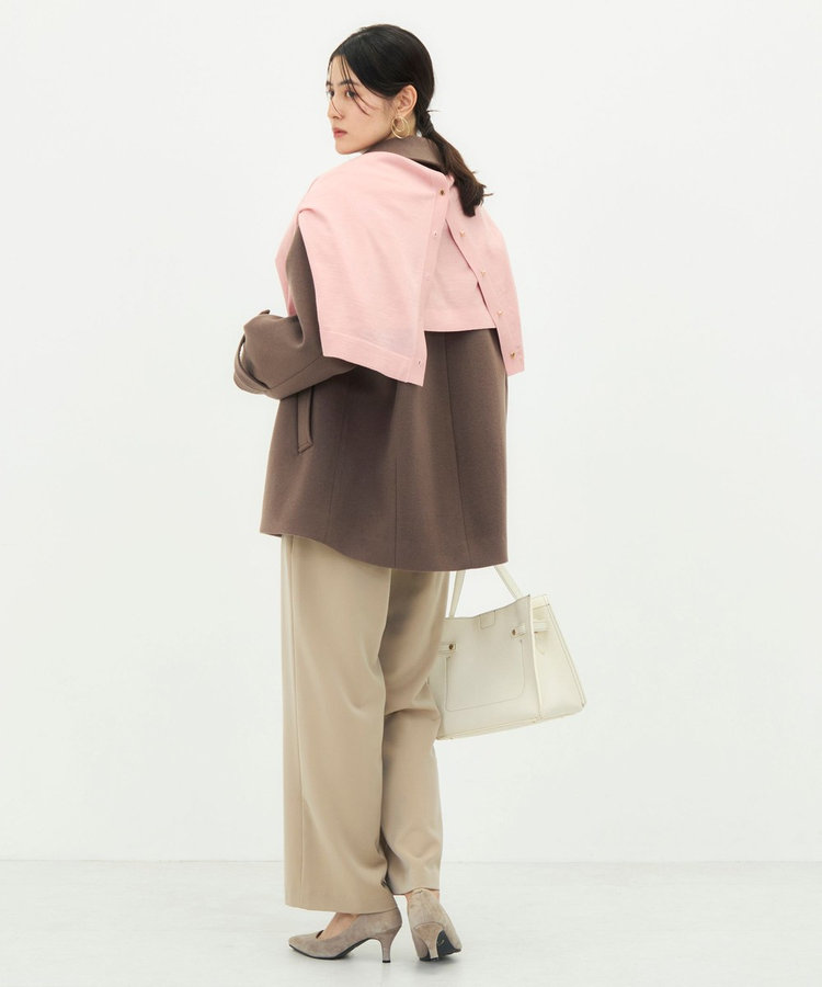 【一部WEB限カラー】ウールカシミヤダブルブレストコート