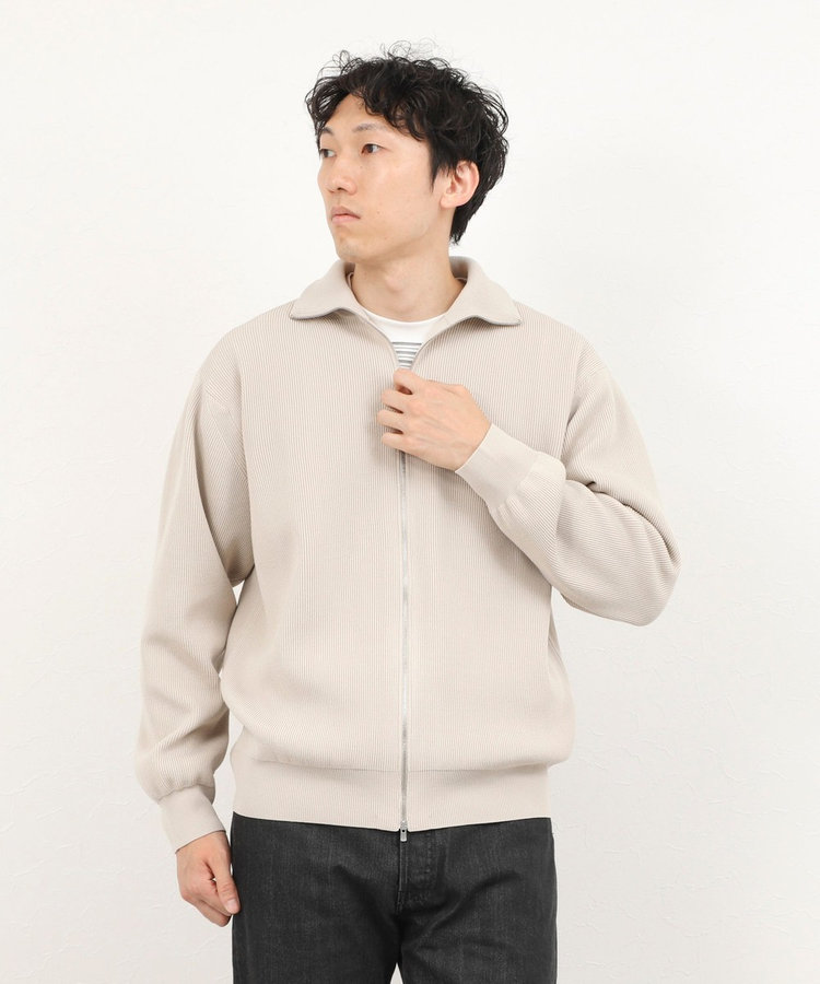 【BATONER/バトナー】HARD TWIST WOOL RIB DRIVERS KNIT ドライバーズニット 26AW