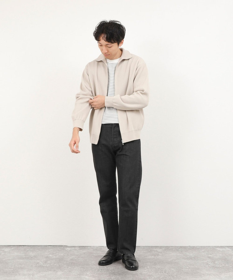 【BATONER/バトナー】HARD TWIST WOOL RIB DRIVERS KNIT ドライバーズニット 26AW