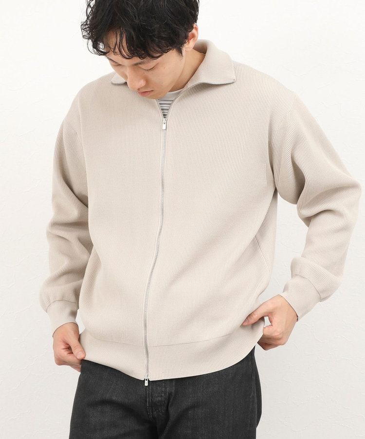【BATONER/バトナー】HARD TWIST WOOL RIB DRIVERS KNIT ドライバーズニット 26AW