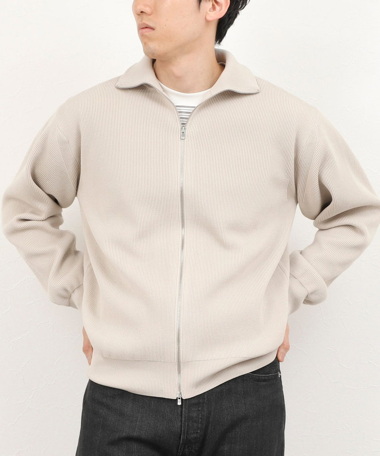 【BATONER/バトナー】HARD TWIST WOOL RIB DRIVERS KNIT ドライバーズニット 26AW