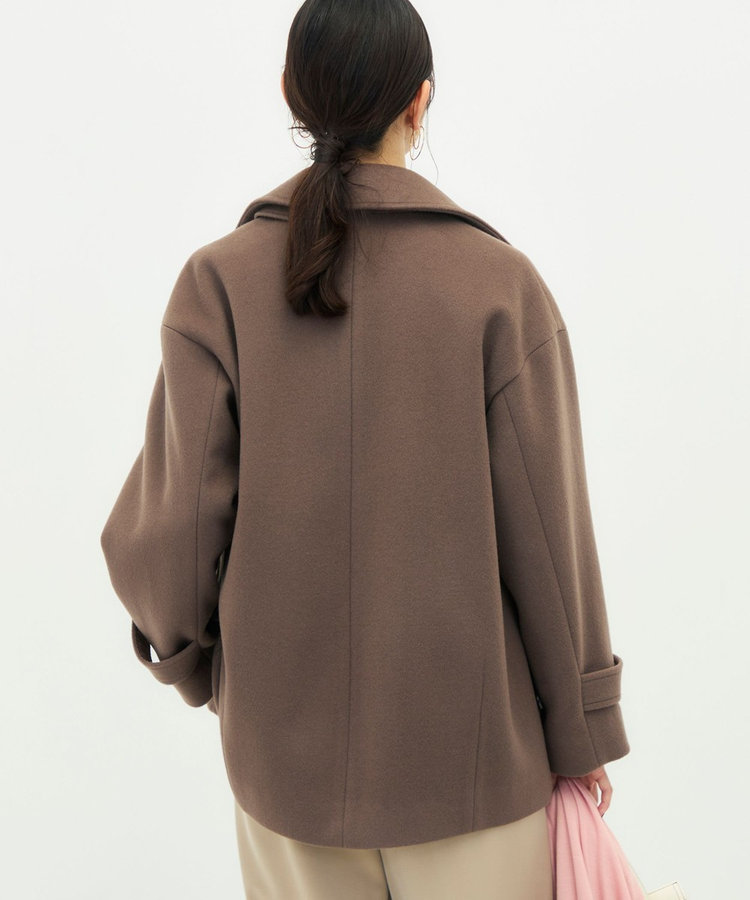 【一部WEB限カラー】ウールカシミヤダブルブレストコート
