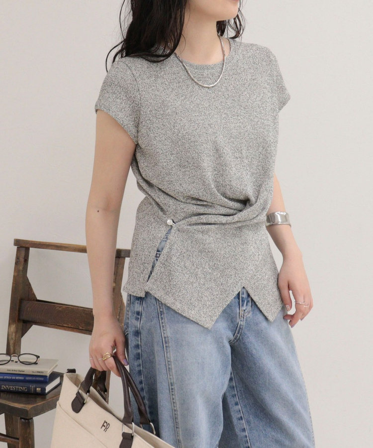ニットソーカシュクールプルオーバー