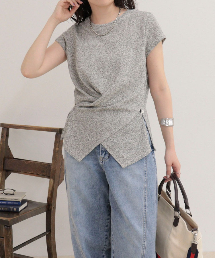 ニットソーカシュクールプルオーバー