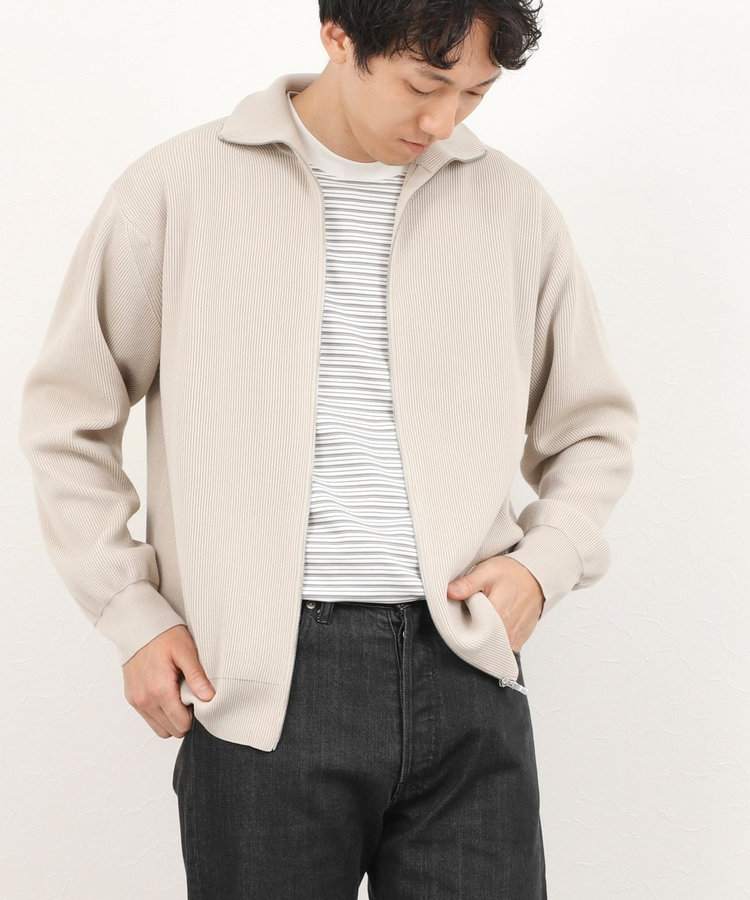 【BATONER/バトナー】HARD TWIST WOOL RIB DRIVERS KNIT ドライバーズニット 26AW