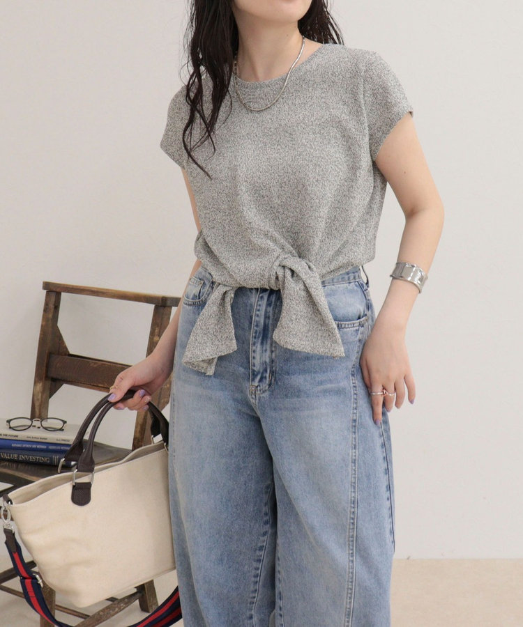 ニットソーカシュクールプルオーバー