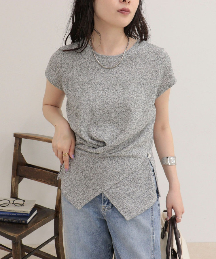 ニットソーカシュクールプルオーバー