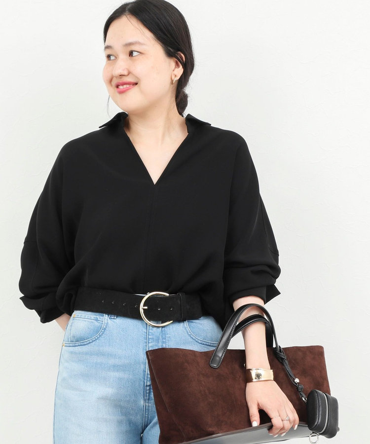 【一部WEB限定カラーアイテム】《セットアップ対応》ウォッシャブルツイルスキッパーシャツ