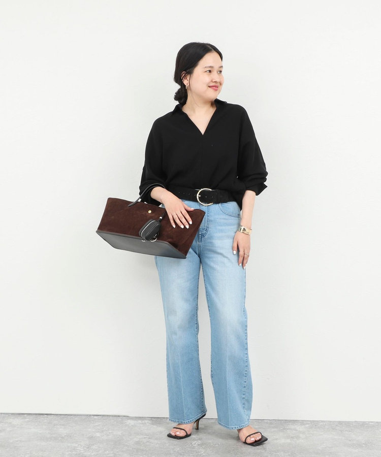 【一部WEB限定カラーアイテム】《セットアップ対応》ウォッシャブルツイルスキッパーシャツ
