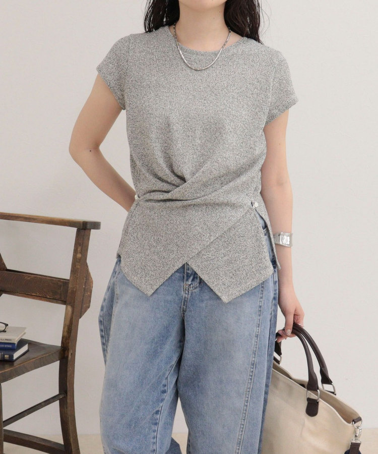 ニットソーカシュクールプルオーバー