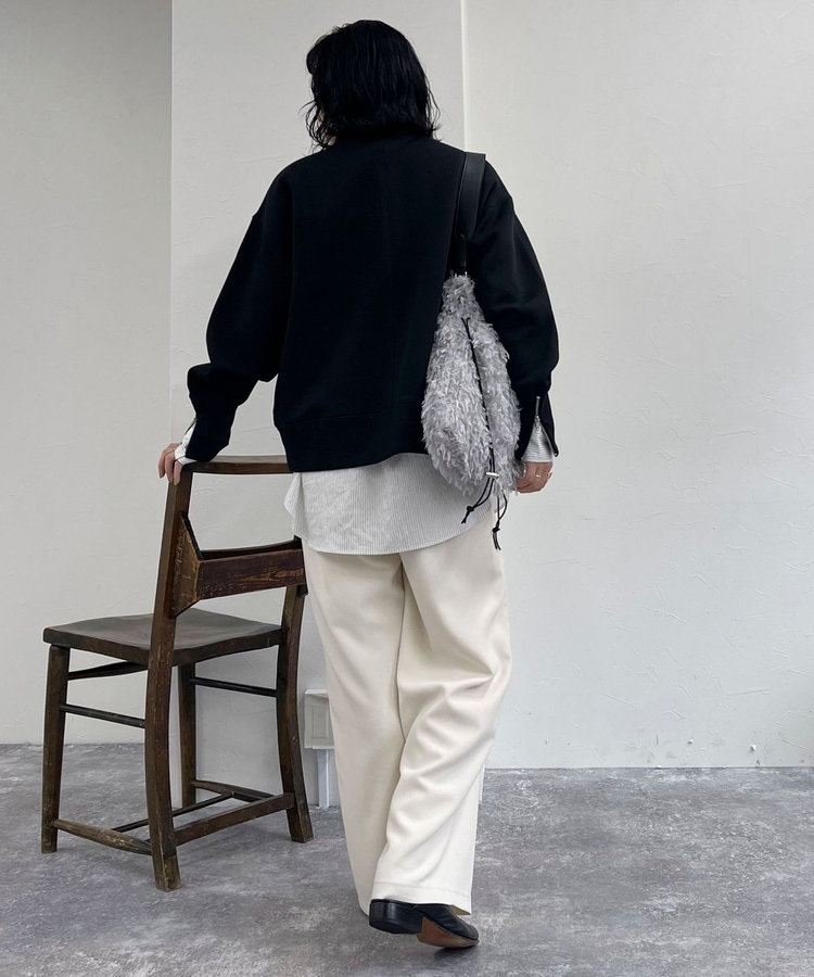 FREDY＆GLOSTER限定 TIME SALE！］ダンボール袖口ZIPスウェット