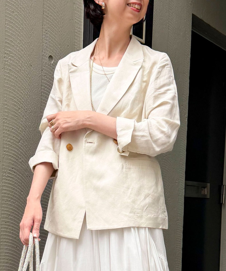 リュクス麻混ジャケット