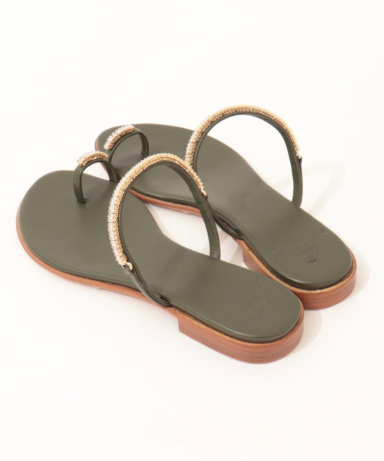 【il Sandalo of capri/イル サンダロ オブ カプリ】フィンガーフックフラットサンダル