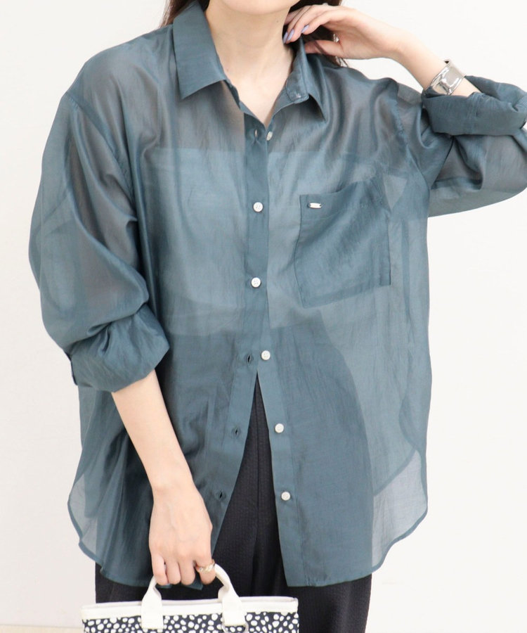 ［WEB限定 SPECIAL SALE！］シアーシャツ