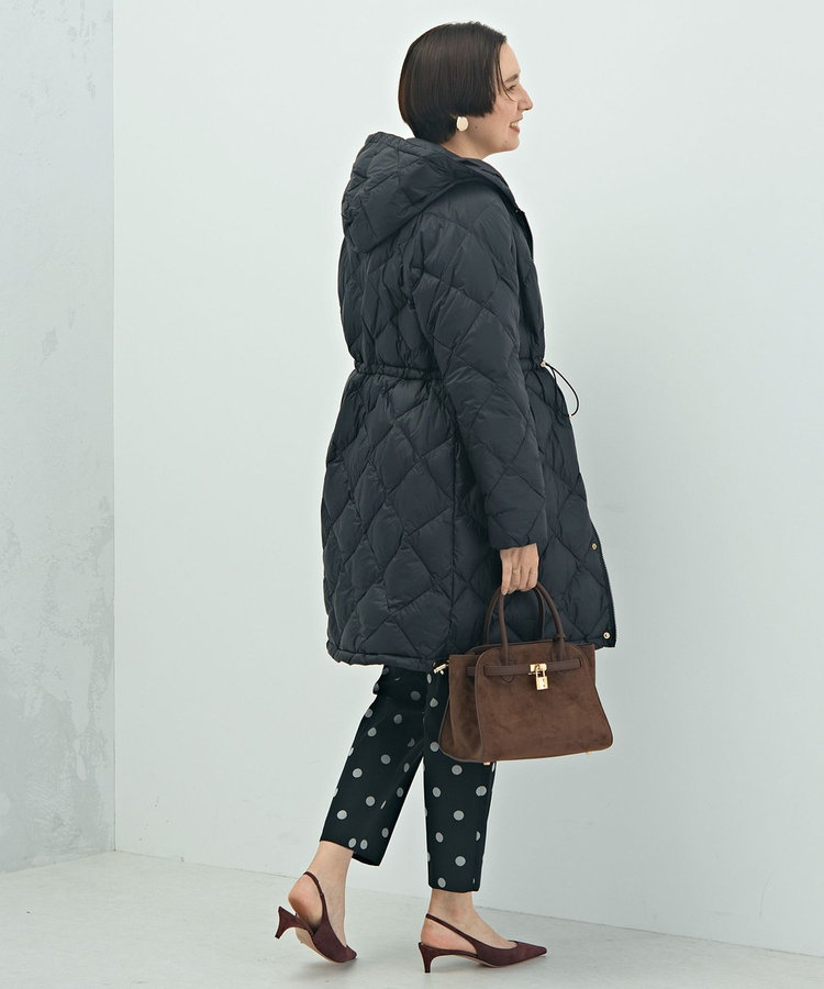 TAION/タイオン】別注ミドル丈Aラインフードダウン（5-0205-6-08-001