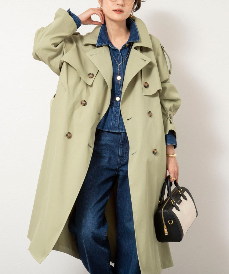 NMPウォッシャブルロングトレンチコート（6-0058-1-08-001）｜NOLLEY'S