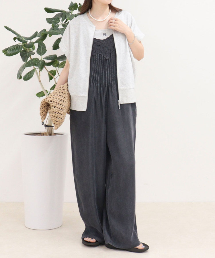 ［WEB限定 SPECIAL SALE！］ミニ裏毛前開きZIPプルオーバー