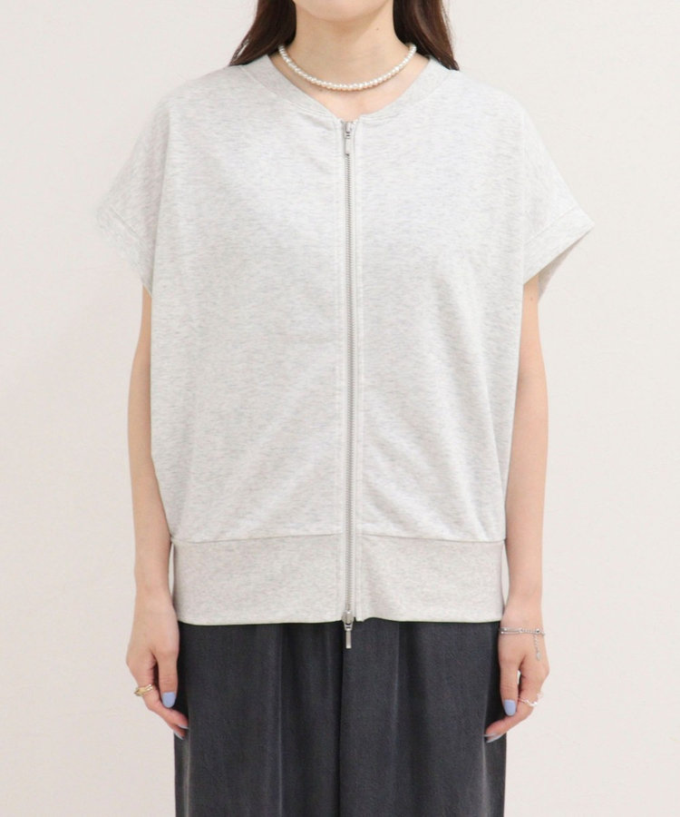［WEB限定 SPECIAL SALE！］ミニ裏毛前開きZIPプルオーバー