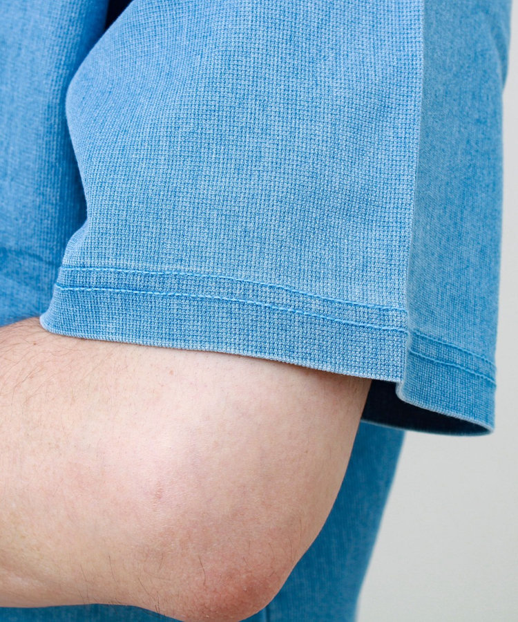 【セットアップ対応】メッシュデニムヘンリーTEE