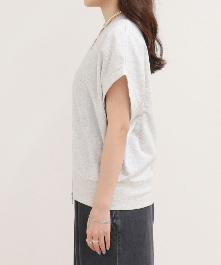 ［WEB限定 SPECIAL SALE！］ミニ裏毛前開きZIPプルオーバー
