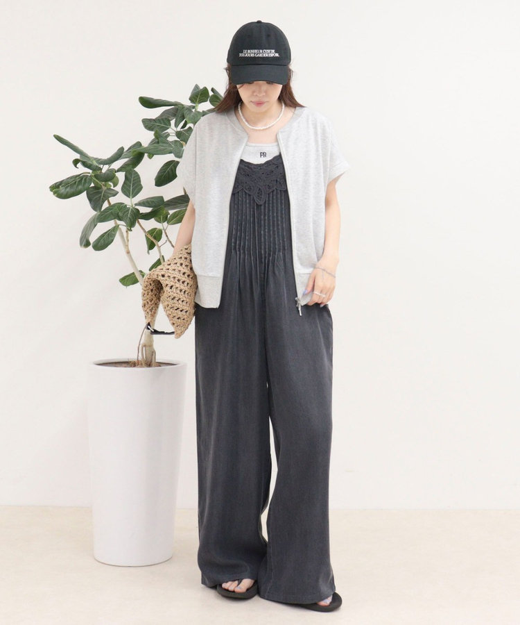 ［WEB限定 SPECIAL SALE！］ミニ裏毛前開きZIPプルオーバー