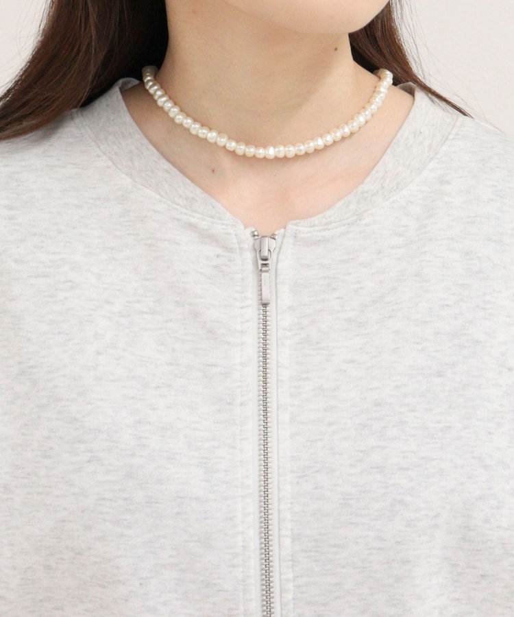 ［WEB限定 SPECIAL SALE！］ミニ裏毛前開きZIPプルオーバー
