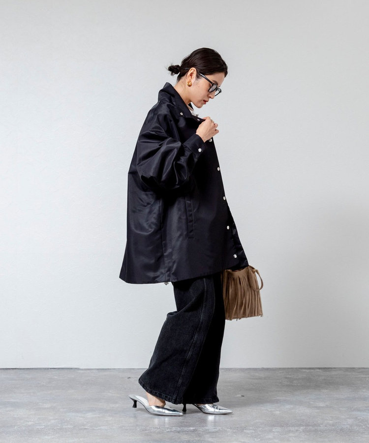 【新色追加/一部WEB限定カラー】【MAQWEL/マクウェル】スタンドネックコーチジャケット