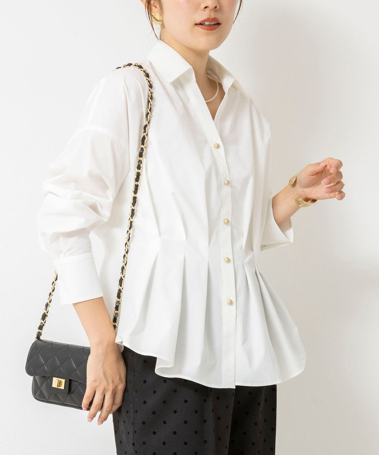 【WEB＆一部店舗限定カラー】ストレッチタフタスキッパータックシャツ