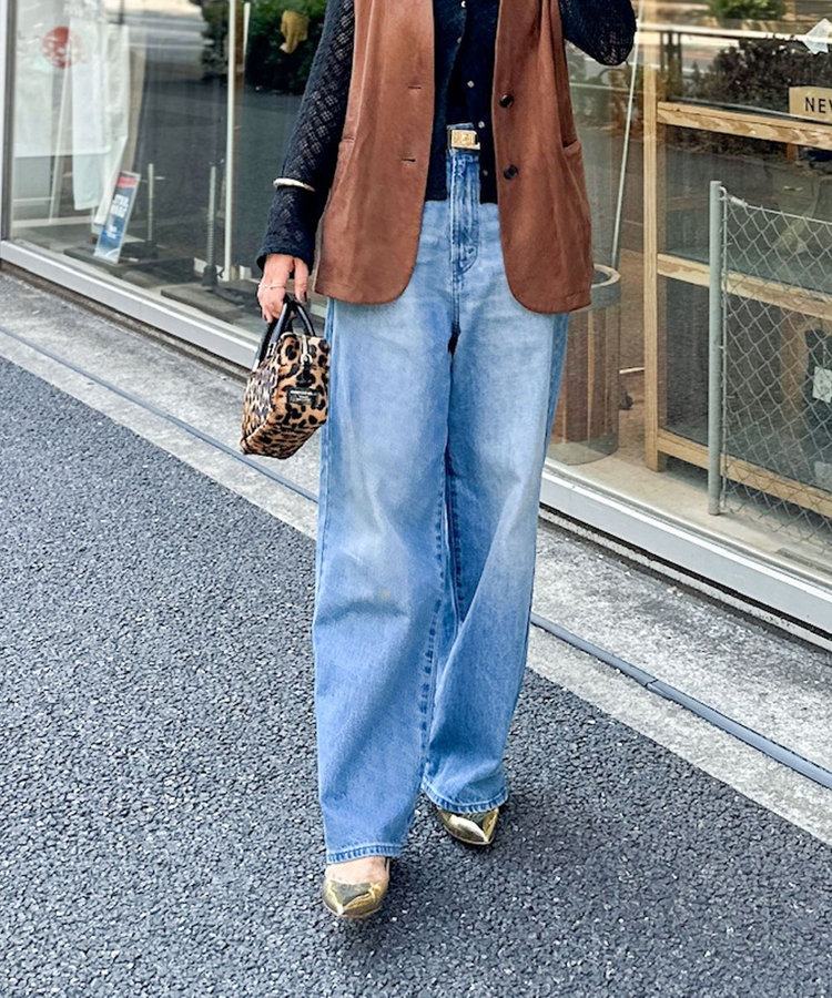 rhodolirion ロドリリオン フリルペインターパンツ デニム　サイズ 1 Frill Painter Pants - Denim – NEPENTHES ONLINE STORE