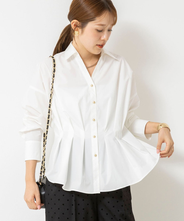 【WEB＆一部店舗限定カラー】ストレッチタフタスキッパータックシャツ