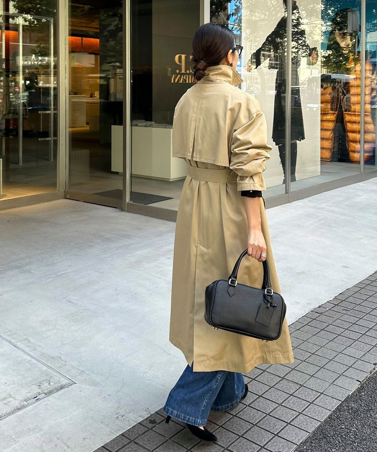 【発売のたび即完売】袖ボリュームトレンチコート