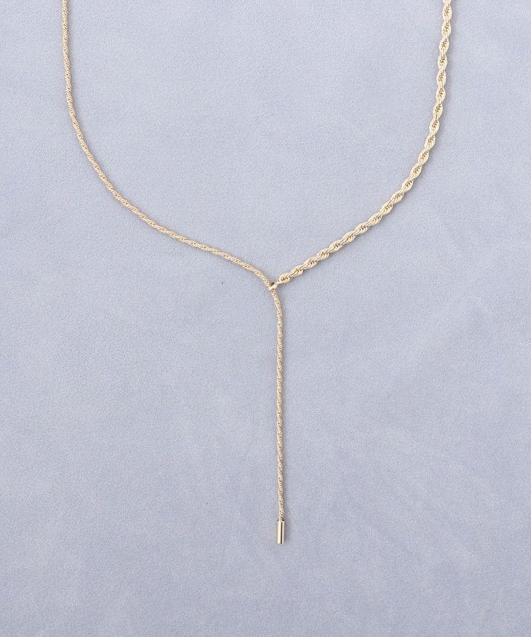 luz/luzury/ネックレス ビジュースライドネックレス A/C DESIGN BY ALPHA CUBIC｜クロス