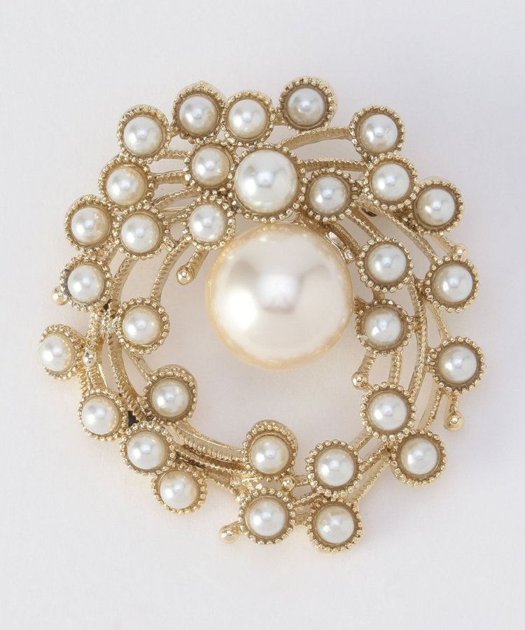 パールリースブローチ（5-0857-6-11-003）｜MICO COULIER(ミコクリエ