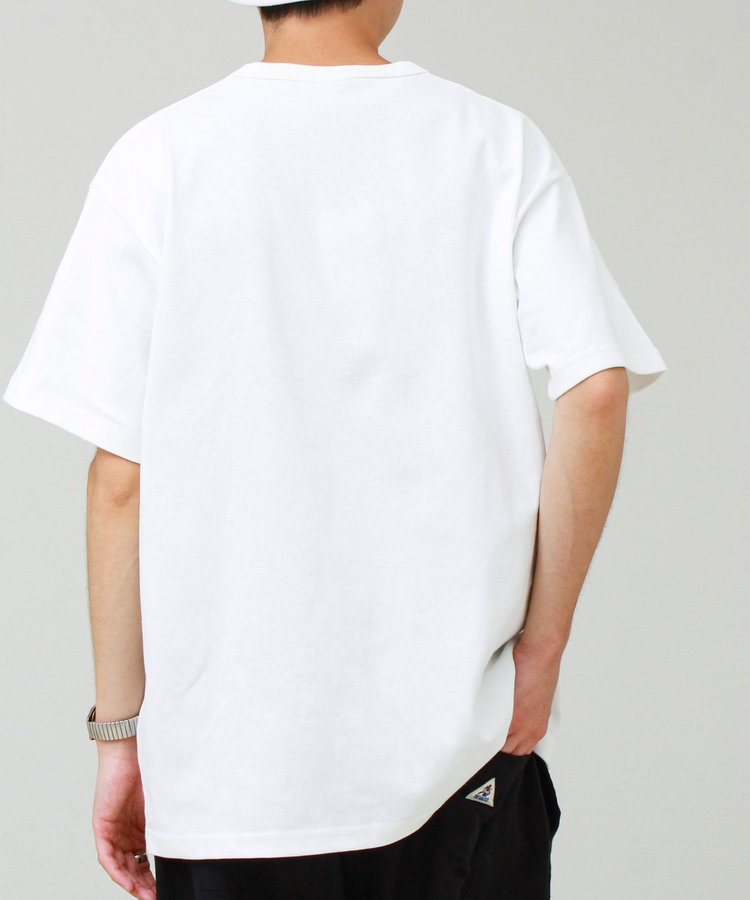 ［WEB限定 SPECIAL SALE！］【GEVACO/ゲバコ】ベーシックオープンエンド天竺ポケット刺繍Tシャツ