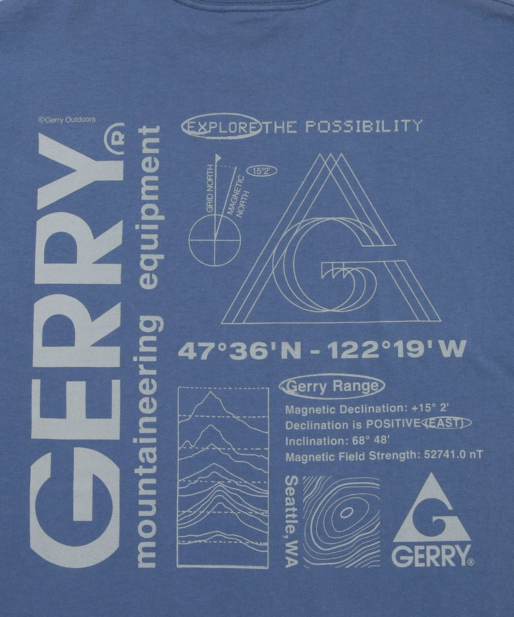 ［WEB限定 SPECIAL SALE！］【GERRY/ジェリー】7.5oz Heavy Jersey S/S Graphic Tee