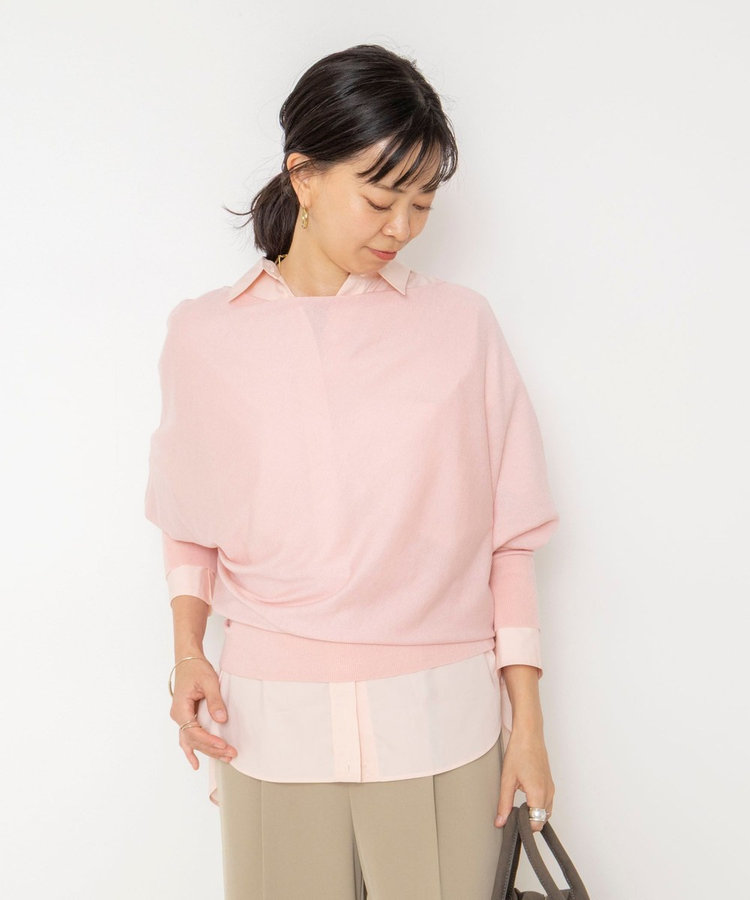 【BECシリーズ】【一部WEB限定カラーアイテム】ドレープドルマンプルオーバー