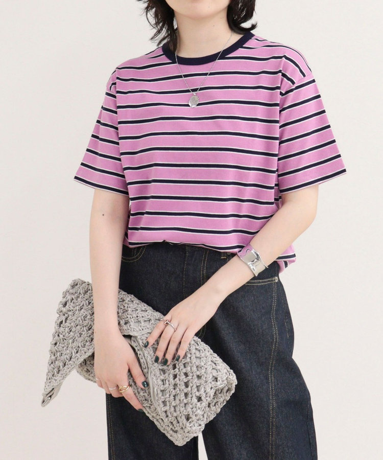 【汗ジミ軽減】ボーダーTシャツ