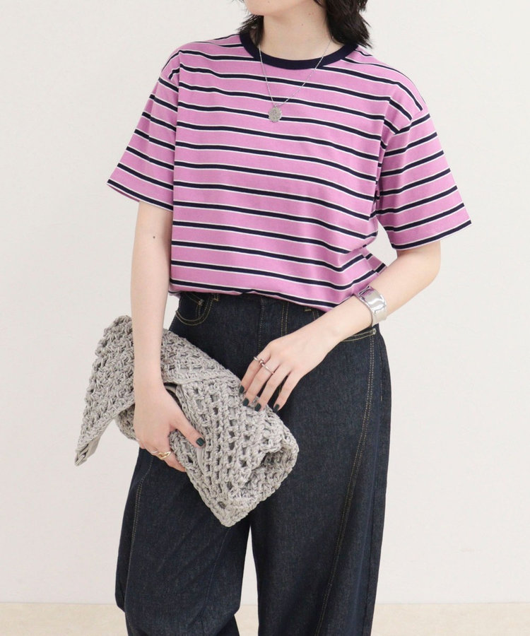 【汗ジミ軽減】ボーダーTシャツ