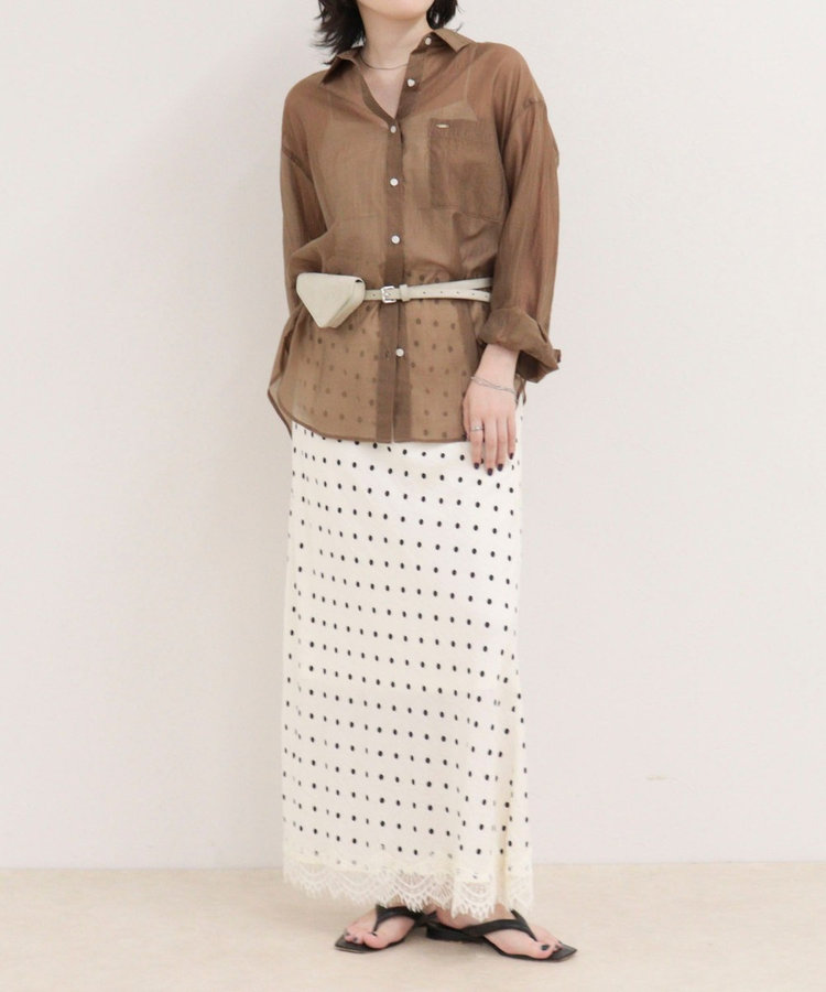 ［WEB限定 SPECIAL SALE！］シアーシャツ