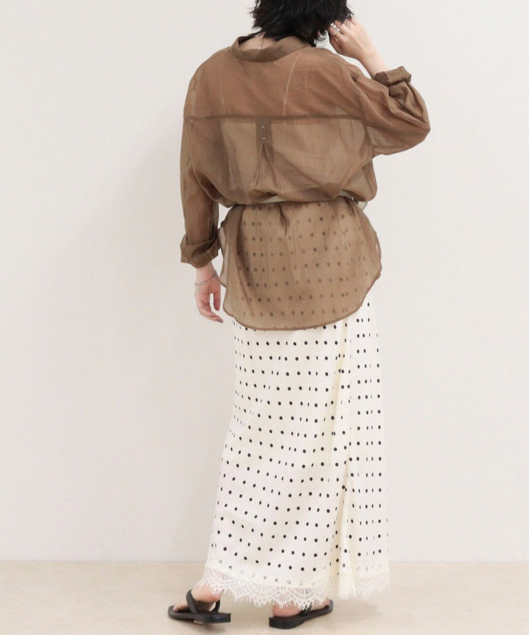 ［WEB限定 SPECIAL SALE！］シアーシャツ