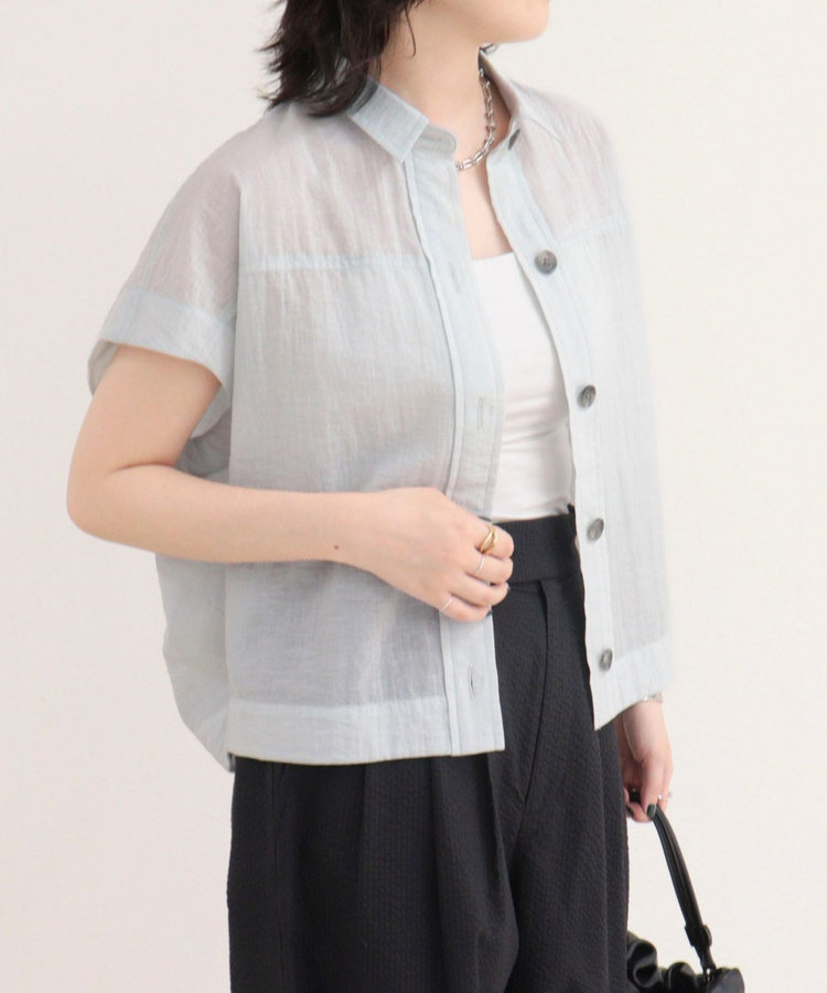 ［WEB限定 SPECIAL SALE！］シアーフォルムシャツジャケット