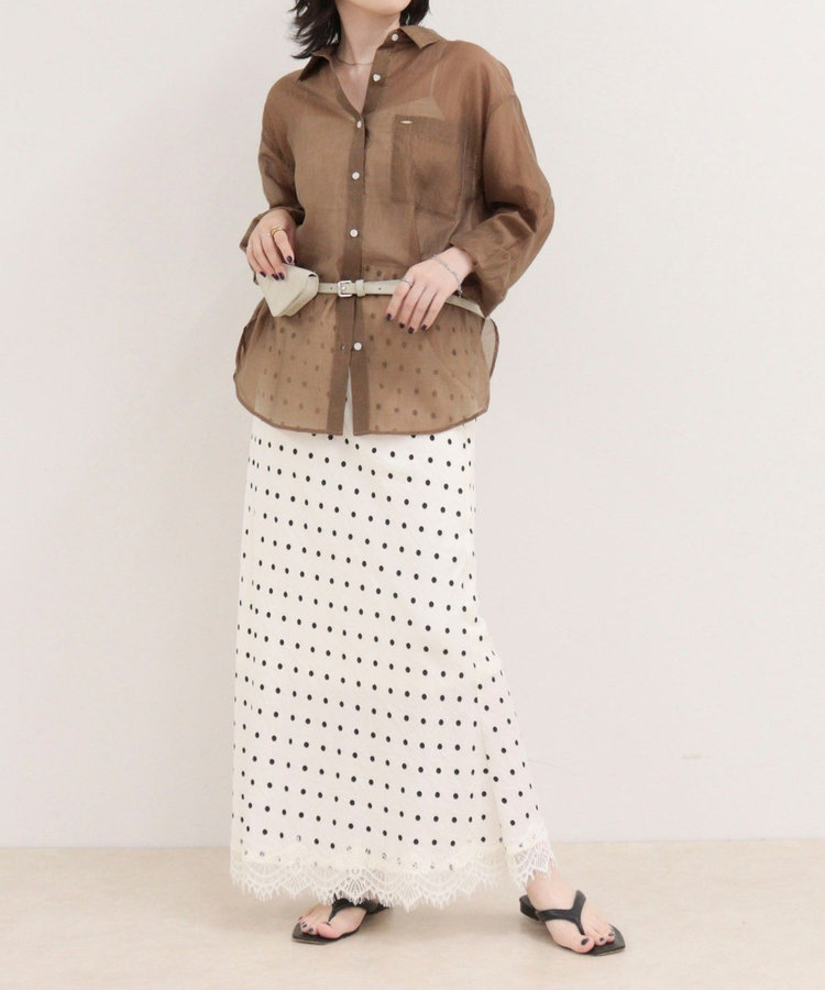 ［WEB限定 SPECIAL SALE！］シアーシャツ