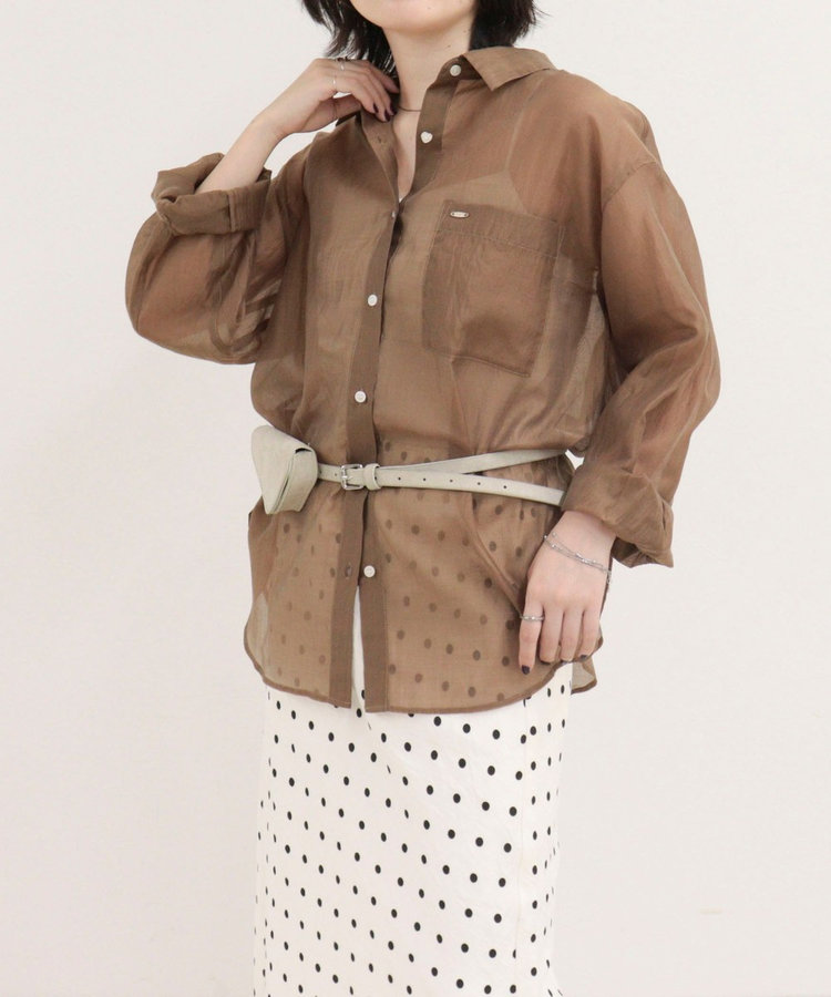 ［WEB限定 SPECIAL SALE！］シアーシャツ