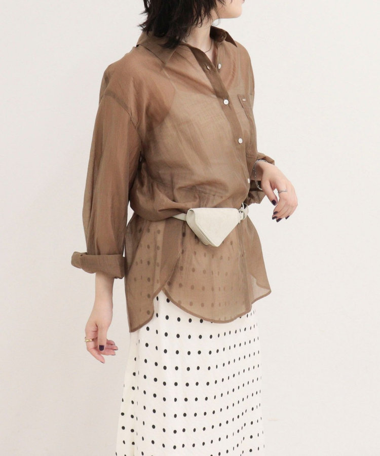 ［WEB限定 SPECIAL SALE！］シアーシャツ