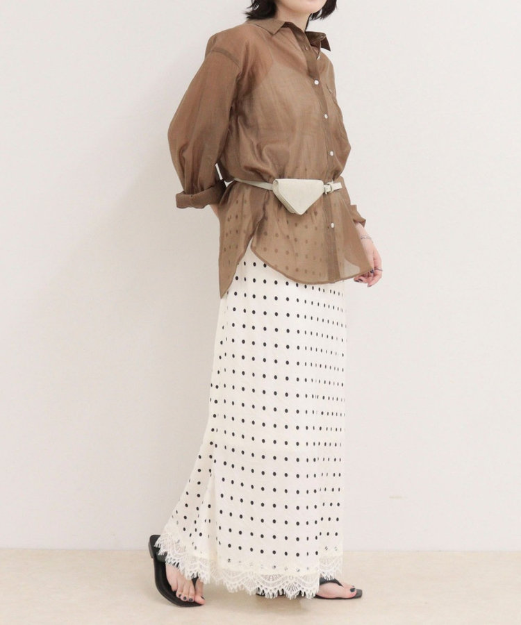 ［WEB限定 SPECIAL SALE！］シアーシャツ