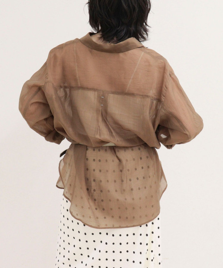 ［WEB限定 SPECIAL SALE！］シアーシャツ