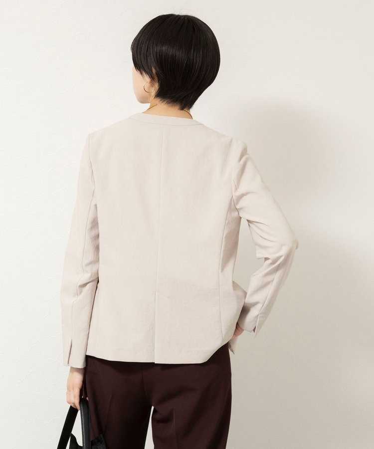 《セットアップ対応/UVカット/接触冷感》ウォッシャブルDry toro ノーカラージャケット