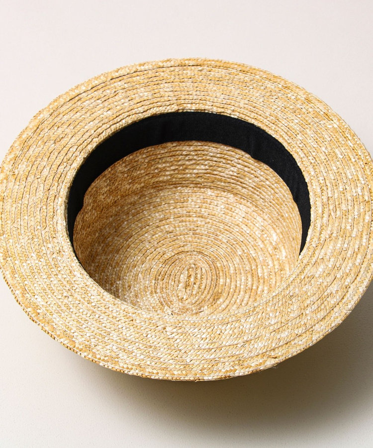 【夏の定番クラシック】STRAW BOATHER HAT カンカン帽