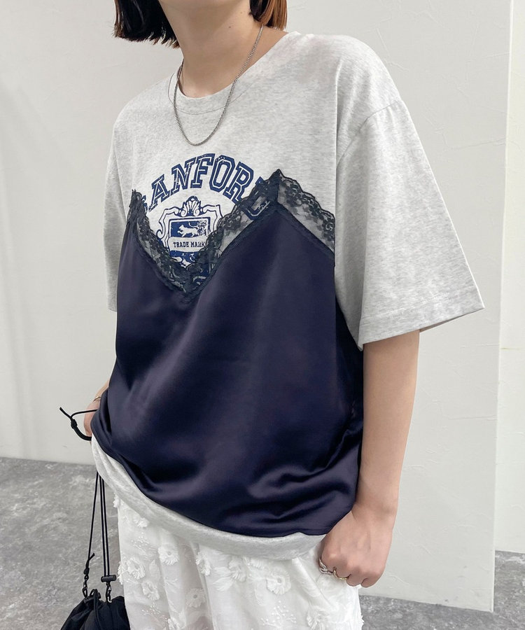 ビスチェリメイク風Tシャツ（4-0336-4-23-015）｜fredy emue