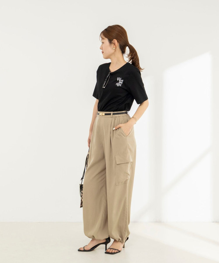《セットアップ対応》ウォッシャブルサンドウォッシュカーゴパンツ